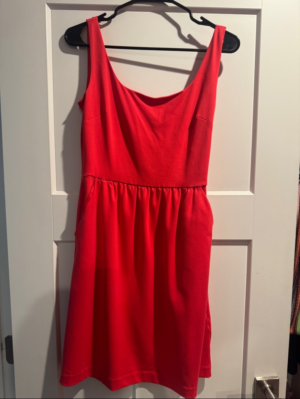 Cynthia Rowley Bright Red Sleeveless A-Line Dress